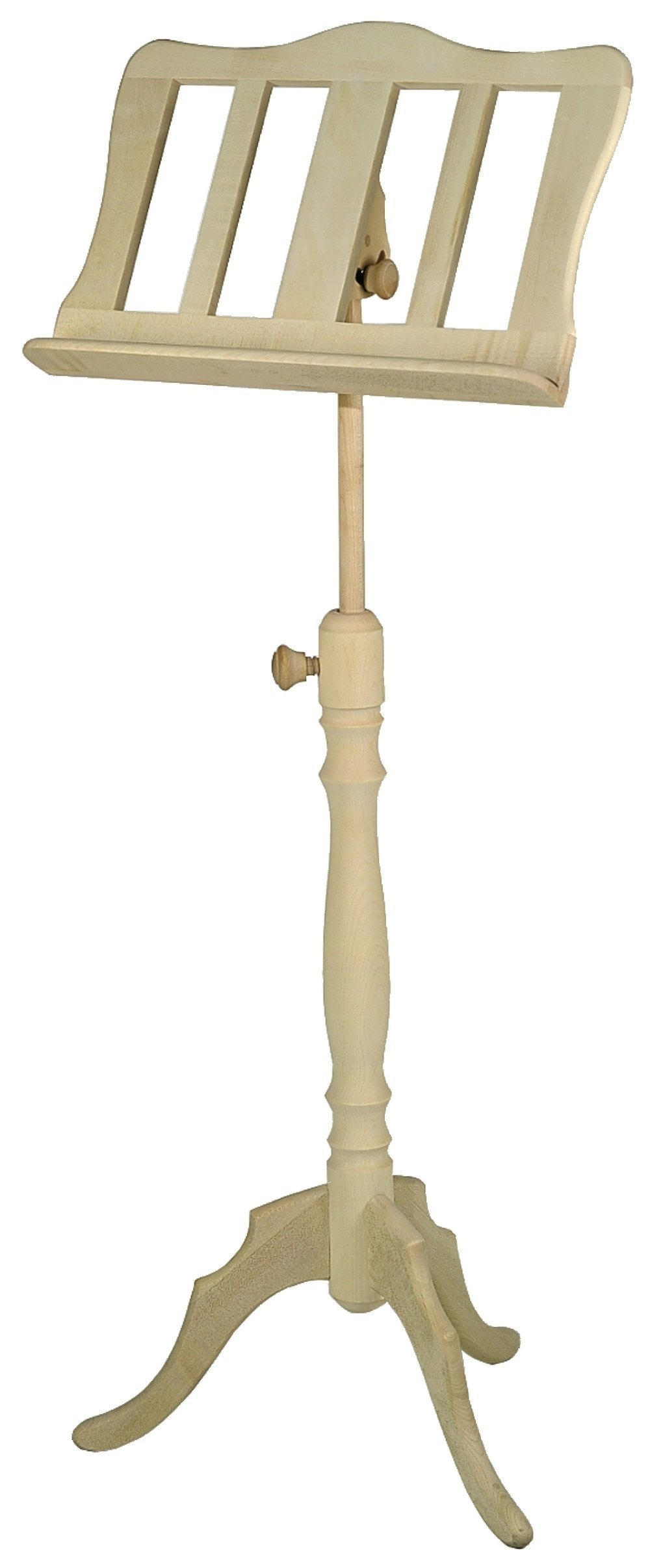 Dřevěný stojan na noty, světlý jasan.